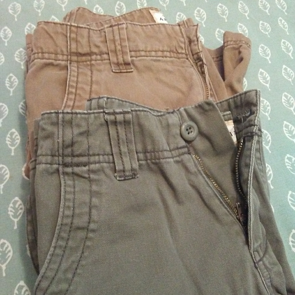 Lot of 2 pairs Arizona brand cargo shorts